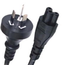 Wholesale 1.2m 10A 250V Australia 3 Prong SAA to C5 Power Cable Extension Cord